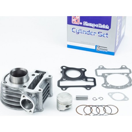 Циліндр к-кт (цпг) Honda AF-67/68 Injector 50cc-37,8мм (палець 10мм), синя коробка SEE