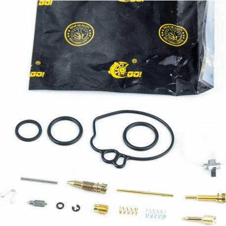 Ремонтний комплект карбюратора Honda TACT AF16, 16 деталей+поплавок GO!