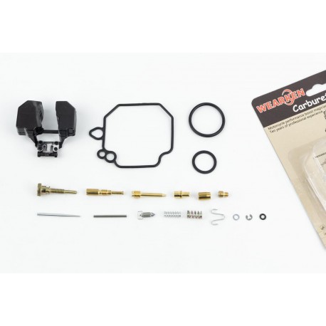 Ремонтный комплект карбюратора Suzuki LET'S, 16 деталей+поплавок WEARKEN