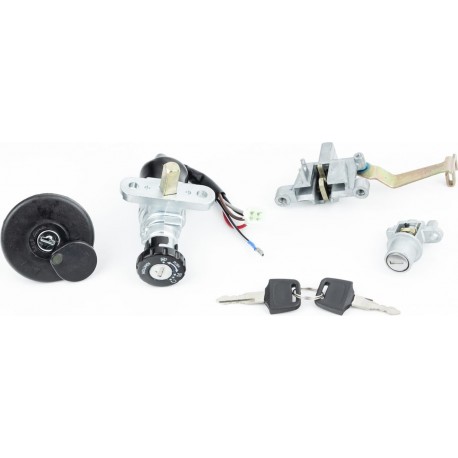 Замки к-кт Yamaha JOG NEXT ZONE+кронштейн Китай