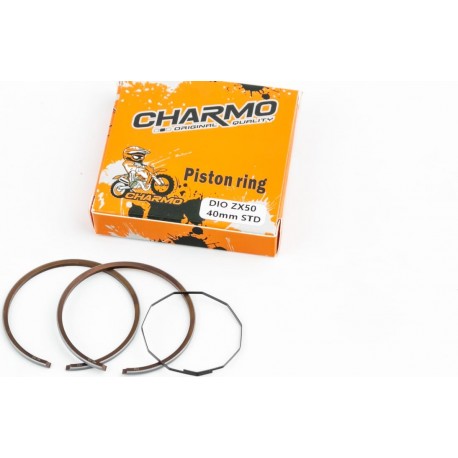 Кільця поршневі Honda DIO ZX50 40мм STD (замки верхні), Тайвань CHARMO