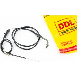 Трос газа двойной Yamaha JOG 90, AXIS 90 (трос 171/ 190см/ кожух 160/ 176см) DDL