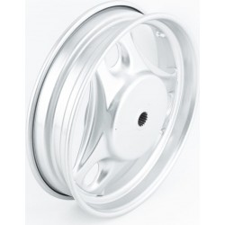 Диск колёсный задний Suzuki LET'S (стальной) (внутренние упорные бурты), серый Taiwan