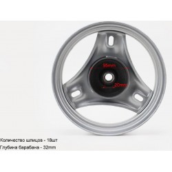 Диск колёсный задний Suzuki AD50 (стальной) Китай