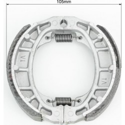 Тормозные колодки барабан Honda LEAD 90, D-105мм TATA