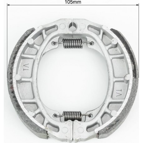 Гальмівні колодки барабан Honda LEAD 90, D-105мм TATA