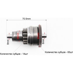 Бендикс стартера в сборе Китай