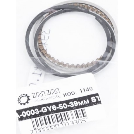 Кільця поршневі 50cc 39мм STD TATA