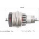 Бендикс стартера Honda AF61 / 62/ ADDRESS V-50/4-T/ LET'S-4/5 4-т Mototech