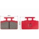 Гальмівні колодки (дискові) Honda LEAD SS/RS 125/250/ SYM- MIO50-100/ SYM-DD50CITY/ KYMCO-SP90YUP к-кт, червоні YONGLI