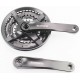 Шатуны FC-TY501 SHIMANO 170 мм, 42.34.24T MTB, алюминиевые, черные