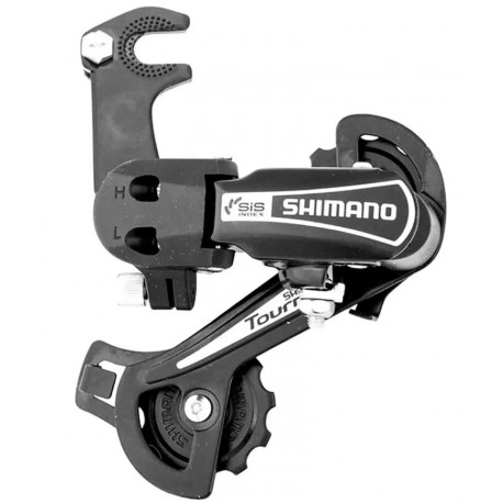 Переключатель задний Shimano Tourney RD-TY21  Крепление под крюк