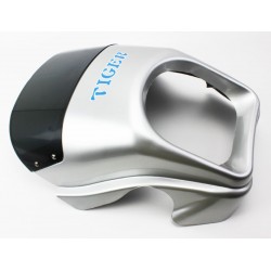 Пластик-обтічник фари круглої "TIGER"+вітровик, сірий Китай