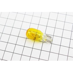 Лампа поворотника T10 (без цоколя), жёлтая 12V/10W Китай