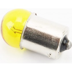 Лампа поворотника BA15S (с цоколем), жёлтая 12V/10W G18 Китай