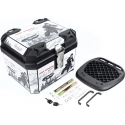 Кофр прямоугольный (пластмассовый) 410x330x310мм, чёрный KEEP SPEEDING 45L Китай