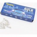 Лампа габарита/приборов T5 (без цоколя) 12V/1,2W к-кт 10шт Naite