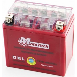 Аккумулятор 12V5Ah YTX5L-BS GEL (L113*W70*H107мм) Mototech