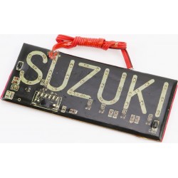 Табличка светодиодная "SUZUKI" (12*5см) Китай