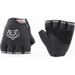 Перчатки мотоциклетные без пальцев, чёрные KNIGHTHOOD