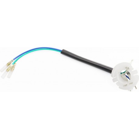 Патрон лампы фары цоколь BA20D пластик, белый тип 1 Китай