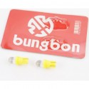 Лампа поворотника LED T10 1-диодная, жёлтая 2шт bungbon