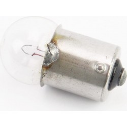 Лампа поворотника BA15S (с цоколем), белая 12V/5W G18 SCT