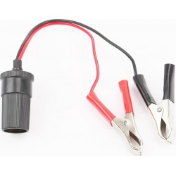 Розетка прикуривателя с проводами 200мм и "крокодилами" Китай