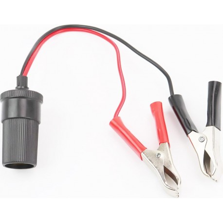 Розетка прикуривателя с проводами 200мм и "крокодилами" Китай