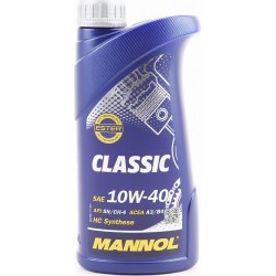 Масло 4T 10W-40 полусинтетическое универсальное "CLASSIC", 1L MANNOL