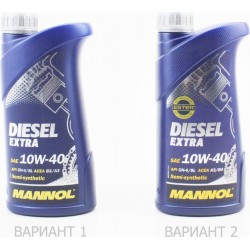 Масло 4T 10W-40 полусинтетическое дизельное "DIESEL EXTRA", 1L MANNOL