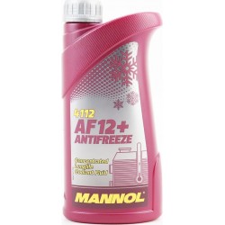 Жидкость охлаждающая концентрат -38°C 1:1 "АНТИФРИЗ AF12" красный, 1L MANNOL