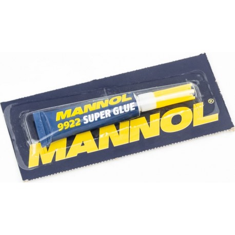 Клей многофункциональный (гель) "SUPER GLUE GEL", 3g MANNOL