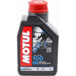 Масло 2T минеральное для мототехники "100 MINERAL", 1L MOTUL