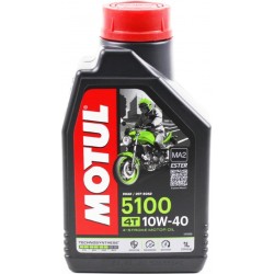 Масло 4T 10W-40 полусинтетическое для мототехники "5100 MA2", 1L MOTUL
