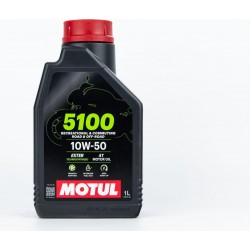 Масло 4T 10W-50 полусинтетическое для мототехники "5100 MA2", 1L MOTUL
