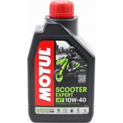 Масло 4T 10W-40 полусинтетическое для мототехники "SCOOTER EXPERT MB", 1L MOTUL