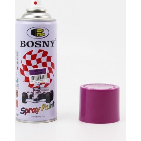 Краска фиолетовая акрил №45, аэрозоль 400ml BOSNY