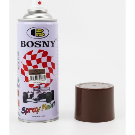 Краска коричневая акрил №7, аэрозоль 400ml BOSNY