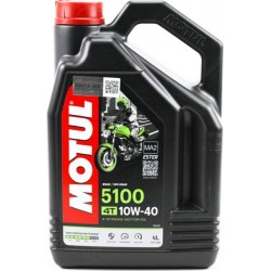 Масло 4T 10W-40 полусинтетическое для мототехники "5100 MA2", 4L MOTUL