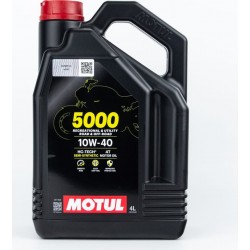 Масло 4T 10W-40 полусинтетическое для мототехники "5000 MA2", 4L MOTUL
