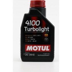 Масло 4T 10W-40 полусинтетическое универсальное "4100 TURBOLIGHT", 1L MOTUL
