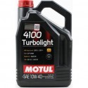 Масло 4T 10W-40 полусинтетическое универсальное "4100 TURBOLIGHT", 5L MOTUL