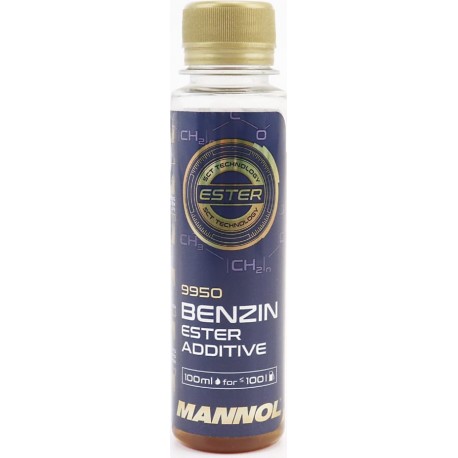 Присадка к топливу (100ml/100L бензин) "BENZIN ESTER ADDITIVE", 100ml MANNOL