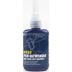 Фиксатор резьбы "FIX-GEWINDE BIS 36 MITTELFAST", 50ml MANNOL