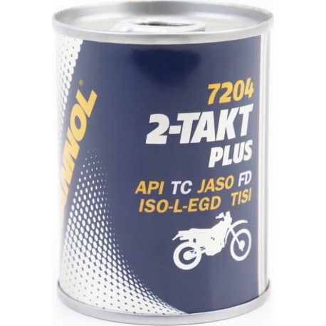 Масло 2T полусинтетическое для мототехники "2-TAKT PLUS", 100ml MANNOL