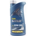 Масло 4T 20W-50 минеральное универсальное "SAFARI", 1L MANNOL