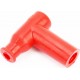 Свечной колпачок "люлька" 90°, красный TUNING Китай