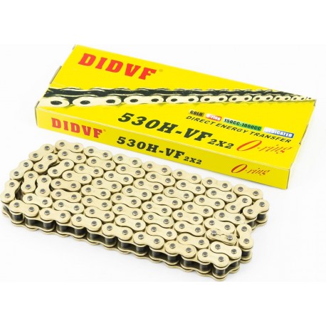 Цепь привода колеса 530HVOx120L GOLD (с сальниками) D.I.D.