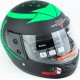 Шлем интеграл BLD-825A М (57-58см), чёрно-зелёный "хищник" мат BLD